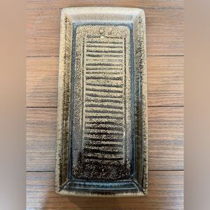 VTG. Art Pottery Country Originals 14.5" Bread Serving Tray Made in Colombia